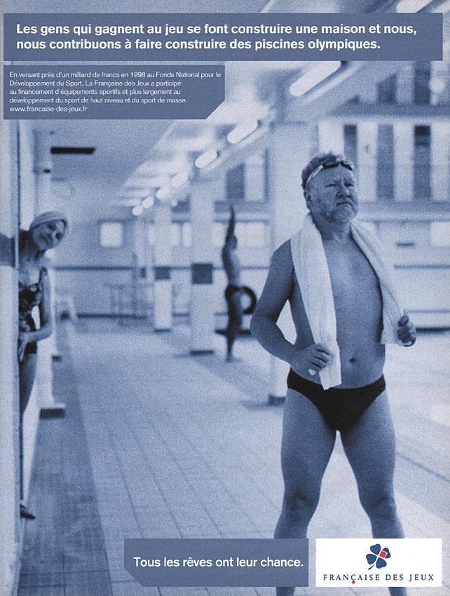 Publicité Francaise des Jeux 1999